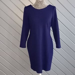 Banana Republic royal blue 3/4 sleeve dress